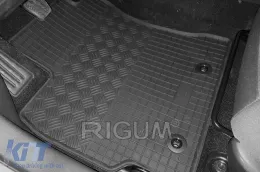 Spezifische Gummimatten geeignet für Toyota Corolla 2012-2017, 4-teiliges Set, schwarze Farbe-image-6228944
