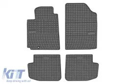 image-11-Spezifische Gummimatten geeignet für Toyota Yaris 1999-2005 mit 3 Türen, 4-teiliges Set, schwarze Farbe
