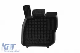 Spezifische Gummimatten geeignet für Volkswagen Golf VIII nach 2019, 4-teiliges Set, schwarze Farbe, ohne Hybrid-Version-image-6213438