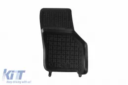 Spezifische Gummimatten geeignet für Volkswagen Golf VIII nach 2019, 4-teiliges Set, schwarze Farbe, ohne Hybrid-Version-image-6213439