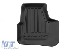 Spezifische Gummimatten geeignet für Volkswagen UP, Seat Mii, Skoda Citigo nach 2011, 4-teiliges Set, schwarze Farbe, mit 24-monatiger Garantie-image-6220756
