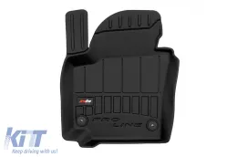 Spezifische Gummimatten geeignet für Volkswagen Golf V Plus nach 2005, Seat Altea 2004-2015, Seat Altea XL nach 2006, 4-teiliges Set, schwarze Farbe, mit 24-monatiger Garantie-image-6220811