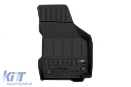 Spezifische Gummimatten geeignet für Volkswagen Golf V Plus nach 2005, Seat Altea 2004-2015, Seat Altea XL nach 2006, 4-teiliges Set, schwarze Farbe, mit 24-monatiger Garantie-image-6220812