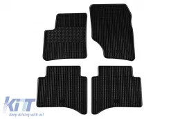 image-79-Spezifische Gummimatten geeignet für Volkswagen Touareg, Porsche Cayenne 2003-2010, 4-teiliges Set, schwarze Farbe