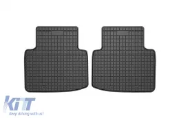 Spezifische Gummimatten geeignet für Volkswagen Passat B9 Mild Hybrid Limousine, Kombi, Skoda Superb nach 2023, 4-teiliges Set, schwarze Farbe-image-6231156