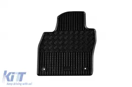 Spezifische Gummimatten geeignet für Volkswagen T-Cross nach 2019, 4-teiliges Set, schwarze Farbe-image-6249844