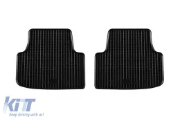 Spezifische Gummimatten geeignet für Volkswagen Golf 8 Kombi, Seat Leon, Cupra Formentor nach 2020, 4-teiliges Set, schwarze Farbe-image-6249935