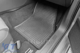 Spezifische Gummimatten geeignet für Volkswagen Caddy nach 2021, 2-teiliges Set, schwarze Farbe-image-6249963