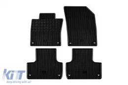 image-57-Spezifische Gummimatten geeignet für Volvo XC60, XC60 PHEV nach 2017, 4-teiliges Set, schwarze Farbe