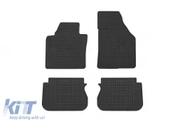 image-32-Spezifische Gummimatten geeignet für VW Caddy Life 2003-2020, 5 Sitze, 4-teiliges Set, schwarze Farbe aus der Frogum El Toro Serie