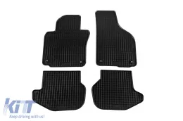 Spezifische Gummimatten geeignet für VW Eos 2006-2016, 4-teiliges Set, schwarze Farbe-image-6226404