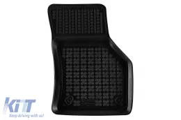 Spezifische Gummimatten geeignet für VW Golf Sportsvan 2014-2018, 4-teiliges Set, schwarze Farbe-image-6213369
