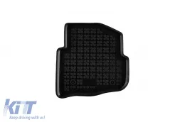 Spezifische Gummimatten geeignet für VW Polo 2001-2009, Seat Cordoba 2003-2009, Ibiza 2002-2008, 4-teiliges Set, schwarze Farbe-image-6213495