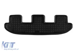 Spezifische Gummimatten geeignet für VW Sharan, Seat Alhambra nach 2010, 7 Sitze, 4-teiliges Set, schwarze Farbe-image-6213337