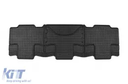 image-46-Spezifische Gummimatten geeignet für VW T7 Multivan nach 2022, dritte Reihe, 3-teiliges Set, schwarze Farbe