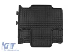 Spezifische Gummimatten geeignet für VW T7 Multivan nach 2022, dritte Reihe, 3-teiliges Set, schwarze Farbe-image-6250100