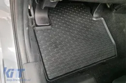 Spezifische Gummimatten von Geyer & Hosaja geeignet für Citroen C-crosser 2007-2012, Mitsubishi Outlander III 2012-2021, Peugeot 4007 2007-2012, 4-teiliges Set, schwarze Farbe-image-6228104