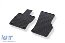 Spezifische Gummimatten von Geyer & Hosaja geeignet für Skoda Octavia Kombi, Liftback 2013-2020, Volkswagen Golf VII Schrägheck 2012-2020, 2-teiliges Set, schwarze Farbe-image-6248140