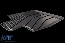 Spezifische Gummimatten von SPARTline geeignet für Audi Q2, Volkswagen T-Roc, Skoda Karoq, Seat Ateca nach 2017, 4-teiliges Set, schwarze Farbe-image-6232907