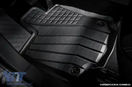 Spezifische Gummimatten von SPARTline geeignet für Mercedes GLB X247 nach 2019, 4-teiliges Set, schwarze Farbe-image-6233000