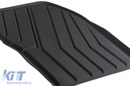 Spezifische Gummimatten von SPARTline geeignet für Toyota Corolla, Corolla Hybrid nach 2018, Suzuki Swace nach 2021, 4-teiliges Set, schwarze Farbe-image-6233050