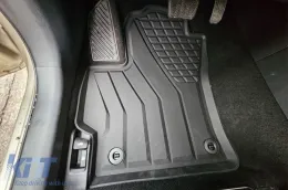 Spezifische Gummimatten von SPARTline geeignet für Toyota Corolla, Corolla Hybrid nach 2018, Suzuki Swace nach 2021, 4-teiliges Set, schwarze Farbe-image-6233053