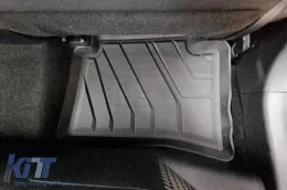 Spezifische Gummimatten von SPARTline geeignet für Toyota Corolla, Corolla Hybrid nach 2018, Suzuki Swace nach 2021, 4-teiliges Set, schwarze Farbe-image-6233056
