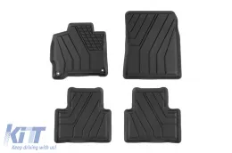 image-2-Spezifische Gummimatten von SPARTline geeignet für Opel Astra L Kombi Hybrid nach 2021, 4-teiliges Set, schwarze Farbe