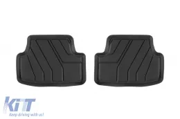 Spezifische Gummimatten von SPARTline geeignet für Volkswagen Golf VIII Hatchback, MHeV nach 2021, 4-teiliges Set, schwarze Farbe-image-6233280