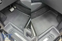 Spezifische Gummimatten vorne geeignet für Mercedes Vito W447 nach 2014, 2-teiliges Set, schwarze Farbe-image-6243389