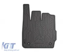 Spezifische vordere Gummimatten geeignet für die Frogum NOMAD-Serie für Ford Fiesta 2008-2017, 2-teiliges Set, schwarze Farbe-image-6256355
