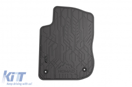 Spezifische vordere Gummimatten geeignet für die Frogum NOMAD-Serie für Peugeot 208 2012-2019, Peugeot 2008 2013-2019, 2-teiliges Set, schwarze Farbe-image-6256503