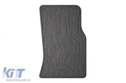 Spezifische vordere Gummimatten geeignet für die Frogum NOMAD-Serie für Mini Cooper R56 2006-2014, 2-teiliges Set, schwarze Farbe-image-6256722