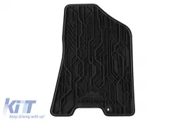Spezifische vordere Gummimatten geeignet für Hyundai Tucson 2015-2020, Kia Sportage 2015-2018, 2-teiliges Set, schwarze Farbe-image-6256729