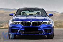 Spiegel Abdeckungen für BMW 5 G30 G31 G38 6 G32 7 G11 G12 G14 G15 M Look Schwarz-image-6049515