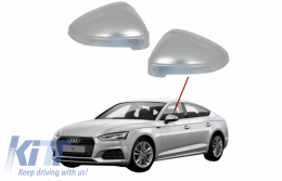 Spiegelabdeckungen für Audi A5 F5 17+ Aluminium Plattiert ohne Seitenhalter--image-6044082