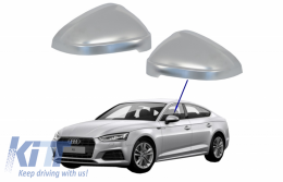 Spiegelabdeckungen für Audi A5 F5 17+ Aluminiumgehäuse mit Seitenassistent--image-6044095
