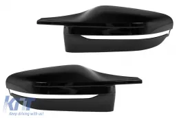 image-60-Spiegelabdeckungen für BMW 3 G20 G21 G28 2017+ Glänzend schwarz M Sport Look LHD