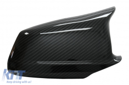 Spiegelabdeckungen für BMW 5 Serie F10 F11 F18 Nicht LCI 07.10-13 Carbon Look M Design-image-6076740