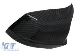 Spiegelabdeckungen für BMW 5 Serie F10 F11 F18 Nicht LCI 07.10-13 Carbon Look M Design-image-6076742