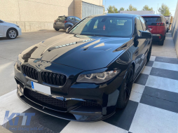 Spiegelabdeckungen für BMW 5er F10 F11 F18 Non LCI 07.10-13 Glänzend schwarz M Look-image-6077089