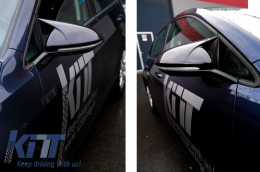 Spiegelabdeckungen für VW Golf 7 & 7.5 13+ Touran II 15-16 Alltrack 14-17 Glänzend schwarz-image-6056661