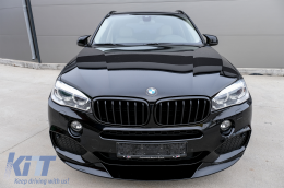 Spiegelcover für BMW X3 F25 X4 F26 X5 F15 X6 F16 13-19 Piano Black M Look-image-6072589