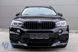 Spiegelcover für BMW X3 F25 X4 F26 X5 F15 X6 F16 13-19 Piano Black M Look-image-6072592