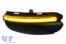 Spiegeldynamischer LED-Blinker für VW Golf 6 Hatchback 08-13 Touran 10-15 Rauch-image-6091267