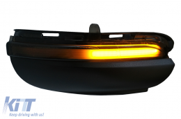 Spiegeldynamischer LED-Blinker für VW Golf 6 Hatchback 08-13 Touran 10-15 Rauch-image-6091268
