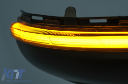 Spiegeldynamischer LED-Blinker für VW Golf 6 Hatchback 08-13 Touran 10-15 Rauch-image-6091269