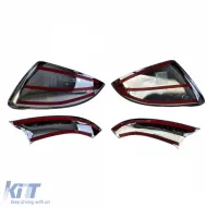 Spiegelkappen Alu-Look matte Spiegelabdeckungen 4-teiliges Set geeignet für VW Golf 7 2012-2021-image-6194859