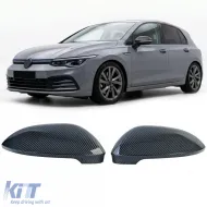 image-46-Spiegelkappen Carbon Look zum Austausch passend für VW Golf 8 2020-2023