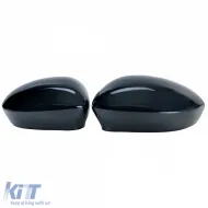 Spiegelkappen Schwarz Glanz zum Austausch passend für Fiat 500 2007-2020-image-6265924